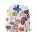 Flowers Butterflies Dragonflies Drawstring Pouches (XXL) View2