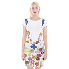 Flowers Butterflies Dragonflies Braces Suspender Skirt