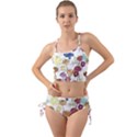 Flowers Butterflies Dragonflies Mini Tank Bikini Set View1