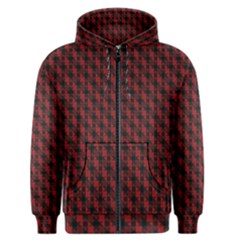 Black and Red Men s Zipper Hoodie