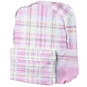 Pink Pastel Plaid Giant Full Print Backpack View4