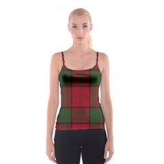 Red And Green Tartan Plaid Spaghetti Strap Top by allthingseveryone