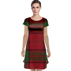 Red And Green Tartan Plaid Cap Sleeve Nightdress by allthingseveryone