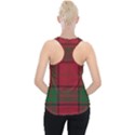 Red And Green Tartan Plaid Piece Up Tank Top View2