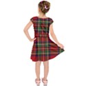 Red Tartan Plaid Kids  Short Sleeve Dress View2