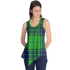 Green And Blue Plaid Sleeveless Tunic by allthingseveryone