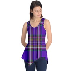 Purple Tartan Plaid Sleeveless Tunic by allthingseveryone