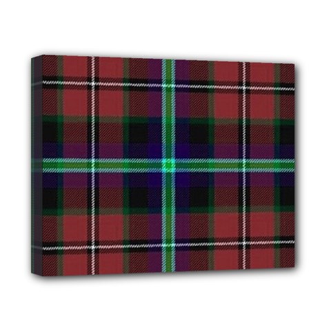 Purple And Red Tartan Plaid Canvas 10  X 8  by allthingseveryone