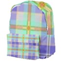 Blue And Yellow Plaid Giant Full Print Backpack View4