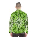 Lime Green Starburst Fractal Wind Breaker (Men) View2