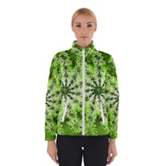 Lime Green Starburst Fractal Winterwear