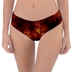 Artsy Brown Trees Reversible Classic Bikini Bottoms