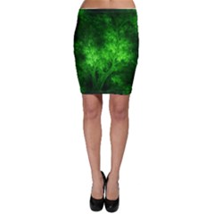 Artsy Bright Green Trees Bodycon Skirt by allthingseveryone