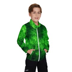 Artsy Bright Green Trees Wind Breaker (kids) by allthingseveryone