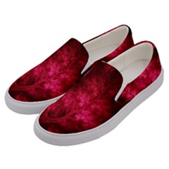 Artsy Red Trees Men s Canvas Slip Ons by allthingseveryone