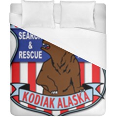 Coast Guard Air Station Kodiak Us Coast Guard Duvet Cover (california King Size) by Bigfootshirtshop