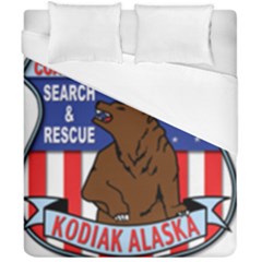 Coast Guard Air Station Kodiak Us Coast Guard Duvet Cover Double Side (california King Size) by Bigfootshirtshop