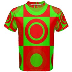 Redg Reen Christmas Background Men s Cotton Tee by Celenk