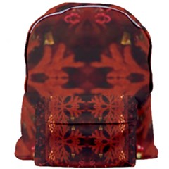 Red Abstract Giant Full Print Backpack