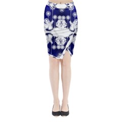 The Effect Of Light  Very Vivid Colours  Fragment Frame Pattern Midi Wrap Pencil Skirt by Celenk