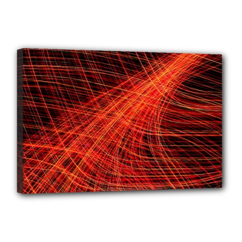 A Christmas Light Painting Canvas 18  X 12  by Celenk