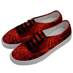 A Christmas Light Painting Men s Classic Low Top Sneakers