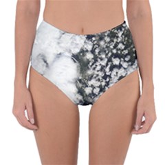 Earth Right Now Reversible High-waist Bikini Bottoms by Celenk