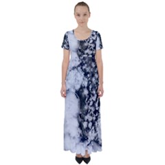 Earth Right Now High Waist Short Sleeve Maxi Dress