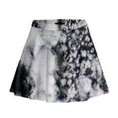 Earth Right Now Mini Flare Skirt by Celenk