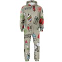 Beautiful Design Christmas Seamless Pattern Hooded Jumpsuit (Men)  View1