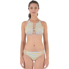 Art Abstract Colorful Colors Perfectly Cut Out Bikini Set