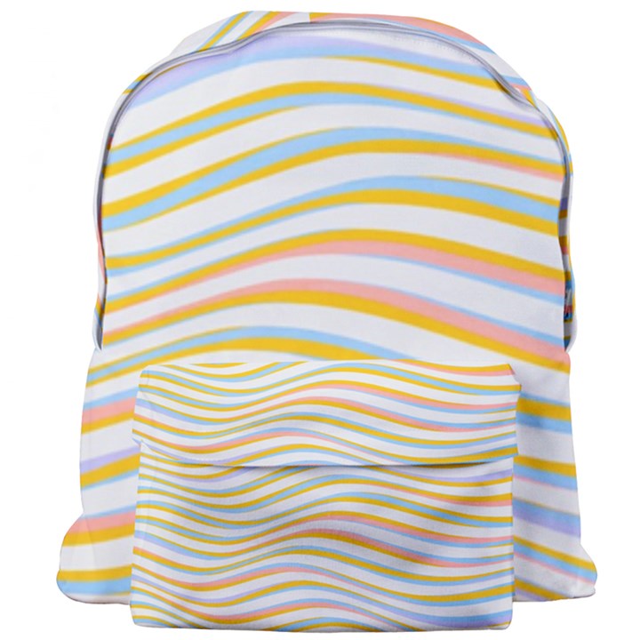 Art Abstract Colorful Colors Giant Full Print Backpack