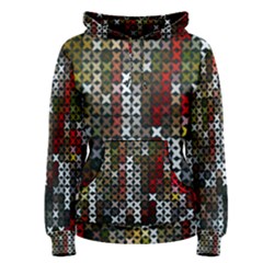 Christmas Cross Stitch Background Women s Pullover Hoodie by Celenk