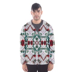 Christmas Paper Hooded Wind Breaker (men) by Celenk