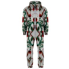 Christmas Paper Hooded Jumpsuit (men)  by Celenk