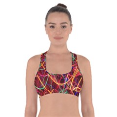 Wave Behaviors Cross Back Sports Bra by Celenk