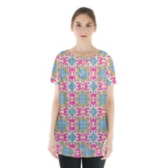 Christmas Wallpaper Skirt Hem Sports Top by Celenk