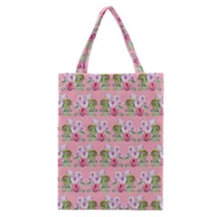 Floral Pattern Classic Tote Bag by SuperPatterns