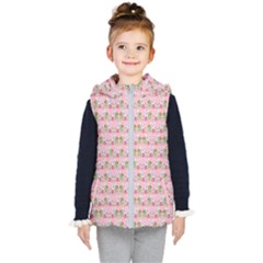 Floral Pattern Kid s Puffer Vest by SuperPatterns