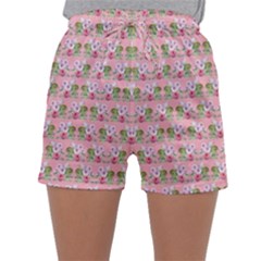 Floral Pattern Sleepwear Shorts by SuperPatterns