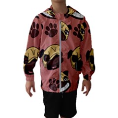 Happy Pugs Hooded Wind Breaker (kids)