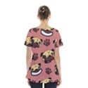 Happy Pugs Skirt Hem Sports Top View2