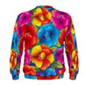 Neon Colored Floral Pattern Men s Sweatshirt View2