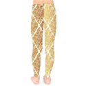 Vintage,gold,damask,floral,pattern,elegant,chic,beautiful,victorian,modern,trendy Kids  Legging View2