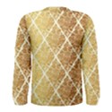 Vintage,gold,damask,floral,pattern,elegant,chic,beautiful,victorian,modern,trendy Men s Long Sleeve Tee View2