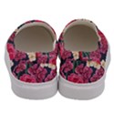 Pink Roses And Daisies Men s Canvas Slip Ons View4