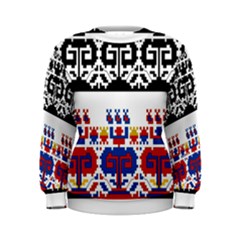 Bulgarian Folk Art Folk Art Women s Sweatshirt by Celenk