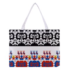 Bulgarian Folk Art Folk Art Medium Tote Bag by Celenk