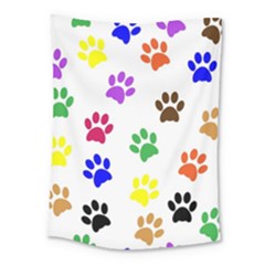 Pawprints Paw Prints Paw Animal Medium Tapestry by Celenk