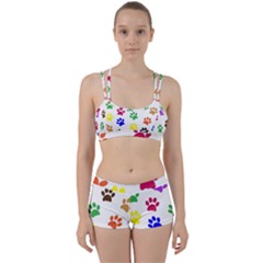 Pawprints Paw Prints Paw Animal Women s Sports Set by Celenk